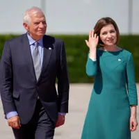 Josep Borrell și Maia Sandu, la Summitul CPE - Foto: Profimedia Images