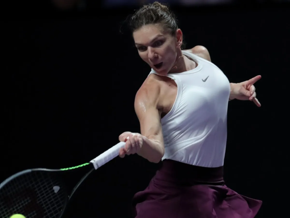 Simona Halep, în timpul unui meci/FOTO: Getty