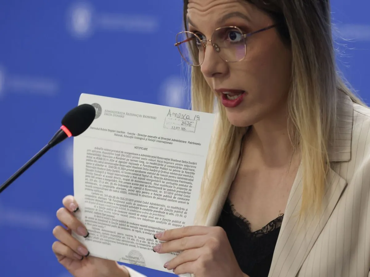 Buget pentru bodycam pe pădurari - condiţia pe care o pune Diana Buzoianu pentru aprobarea bugetului Romsilva