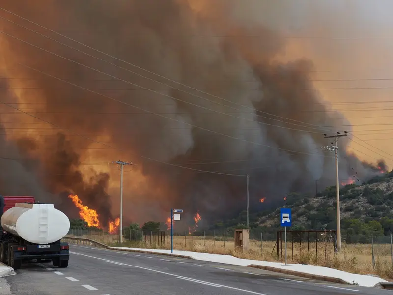 Incendii devastatoare în Grecia -Sursa foto: Profimedia Images