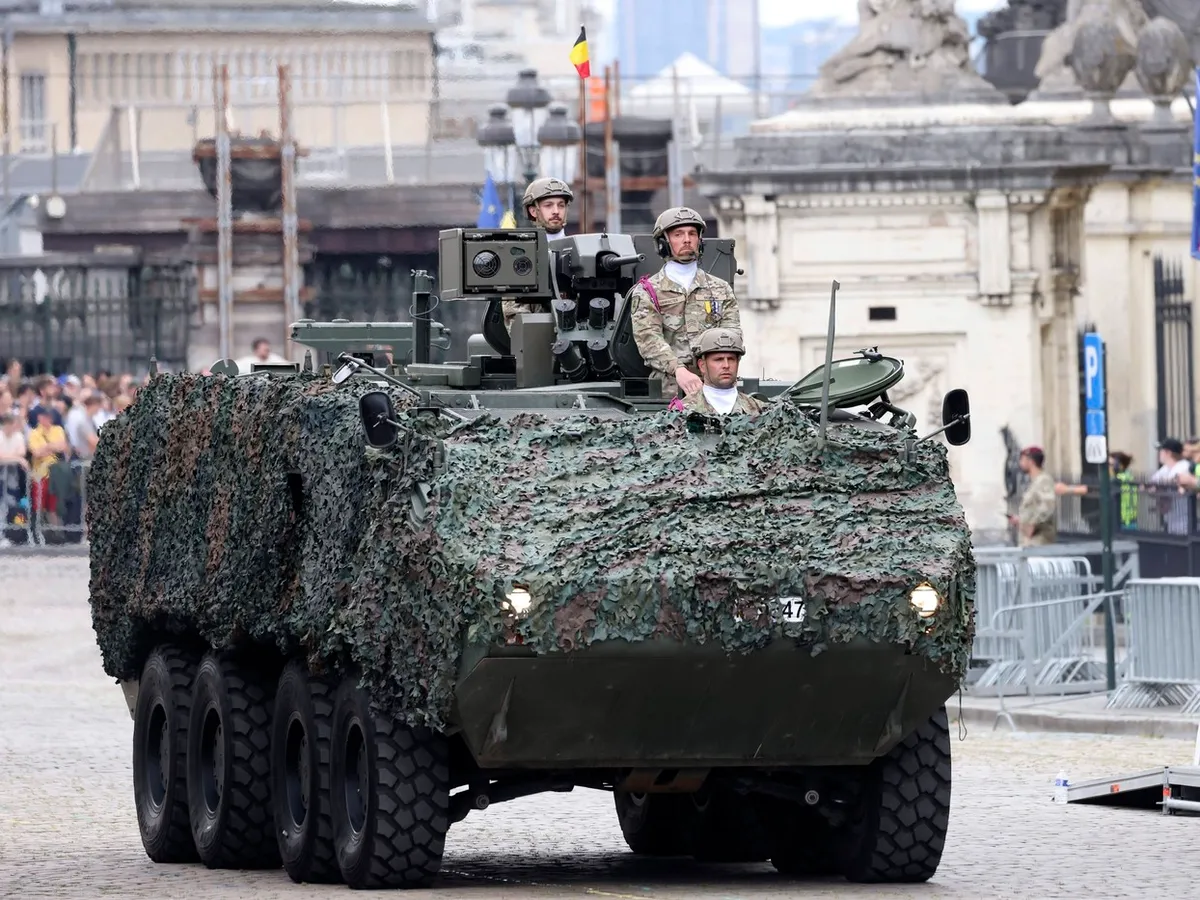 Armata ar putea începe să patruleze pe străzile capitalei belgiene începând cu 8 aprilie 2026