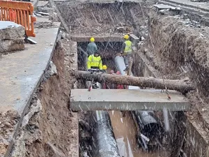 Sute de blocuri încă sunt afectate de avarii la rețeaua de termoficare - Foto: Facebook/C.M. Termoenergetica București - cu rol ilustrativ