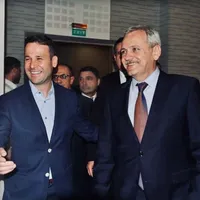Robert Negoiță cu Liviu Dragnea. Fotografie postată de Lucian Romașcanu