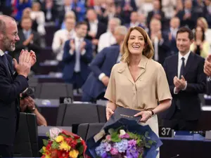 Roberta Metsola, realeasă preşedintă a Parlamentului European pentru doi ani şi jumătate Foto: Profimedia Images