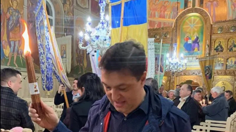 Șerban Nicolae e un tip care merge la biserică/FOTO: facebook.com