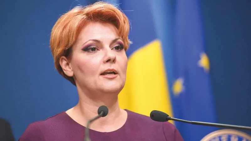 Olguța Vasilescu, ministrul Muncii. Foto Inquam Photos/Alberto Groșescu