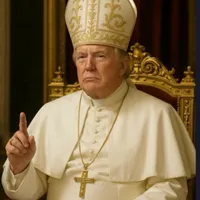 Trump a publicat un portret al său ca papă. „Mi-ar plăcea să fiu Papă. Ar fi alegerea numărul 1” -