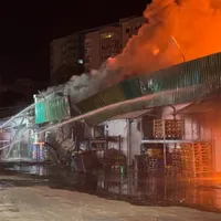 Incendiu în Pantelimon - Foto: ISU B-IF