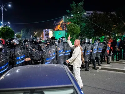 Cătălin Paraschiv a coordonat jandarmii la 10 august 2018 Foto: INQUAM PHOTOS/ Alberto Groşescu