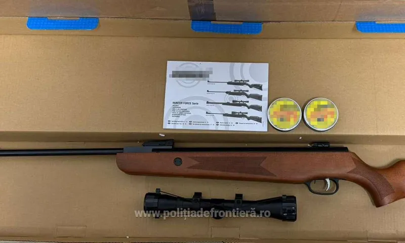 Armă - Foto: Poliția de Frontieră
