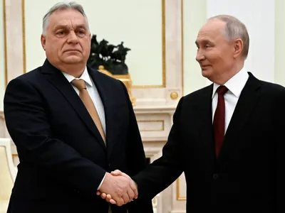 Viktor Orbán și Vladimir Putin - Foto: Profimedia images