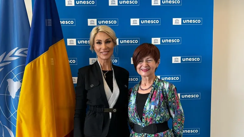 Turcan s-a întâlnit cu delegatul permanent al României la UNESCO. Discuții despre dosarul Brâncuși - Foto: Facebook/ Raluca Turcan