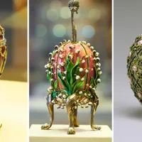 Ouă Faberge - Colaj Pinterest