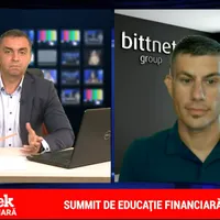 Cristian Logofatu, CFO și co-fondator Bittnet Group (dreapta) / Foto: Summit Educație Financiară Newsweek