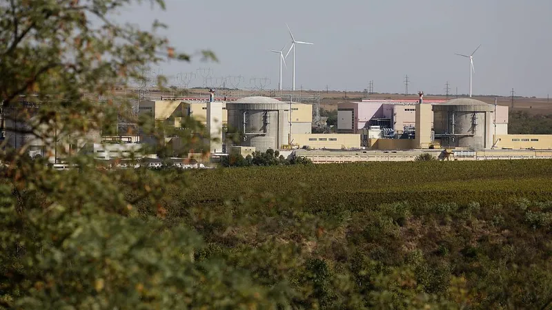 Alertă de incendiu la Centrala nuclearelectrică de la Cernavodă - Foto: INQUAM PHOTOS/George Călin