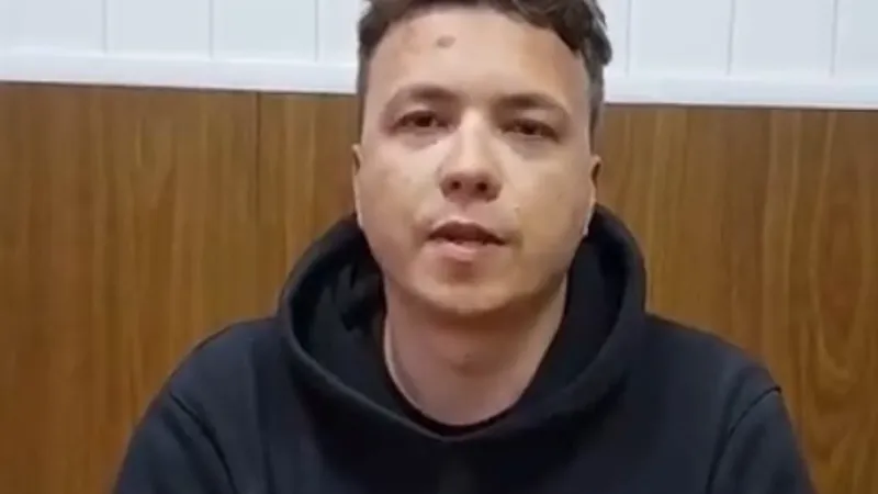 Criza dintre Germania și Rusia, după arestarea lui Roman Protasevici, s-a încheiat, parțial. Foto: Roman Protasevici/Captura video