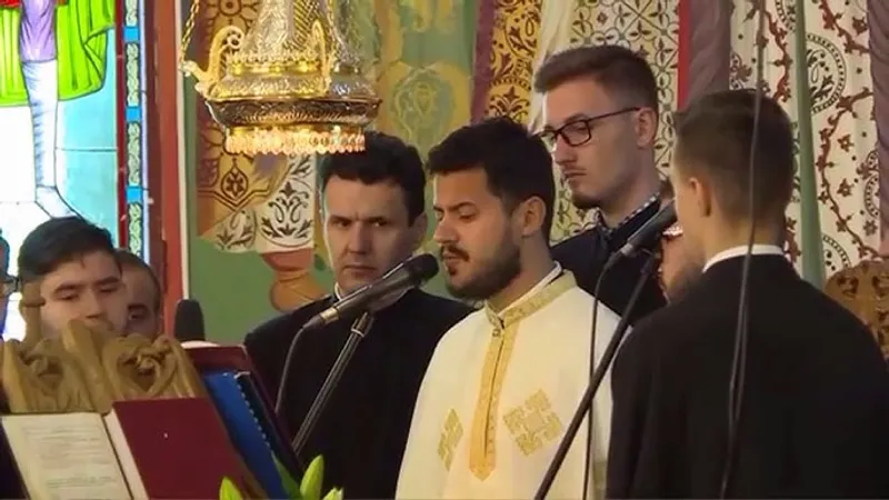 Preotul Cristian Preda din Vidra, județul Ilfov Foto: captură Youtube