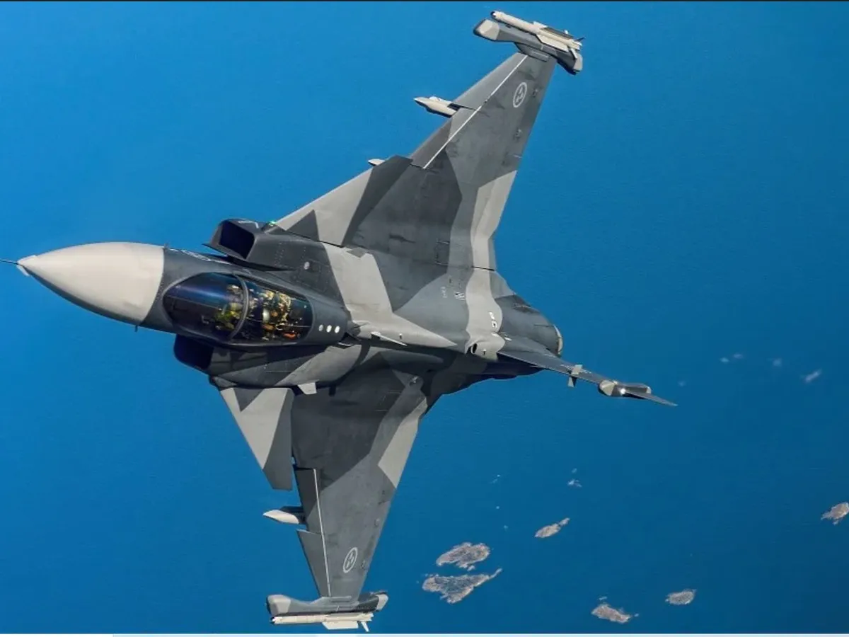 JAS 39 Gripen suedez/Foto: Saab