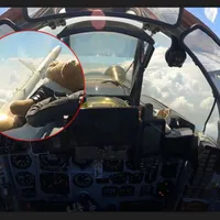 MiG-29 și rachete HARM în acțiune/foto: pravda.com.ua