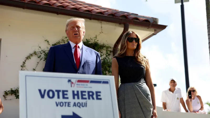 Donald Trump și soția sa - Foto: Profimedia