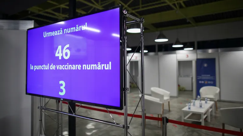 Primul centru de vaccinare anti-COVID din România/FOTO: Inquam Photos/Octav Ganea