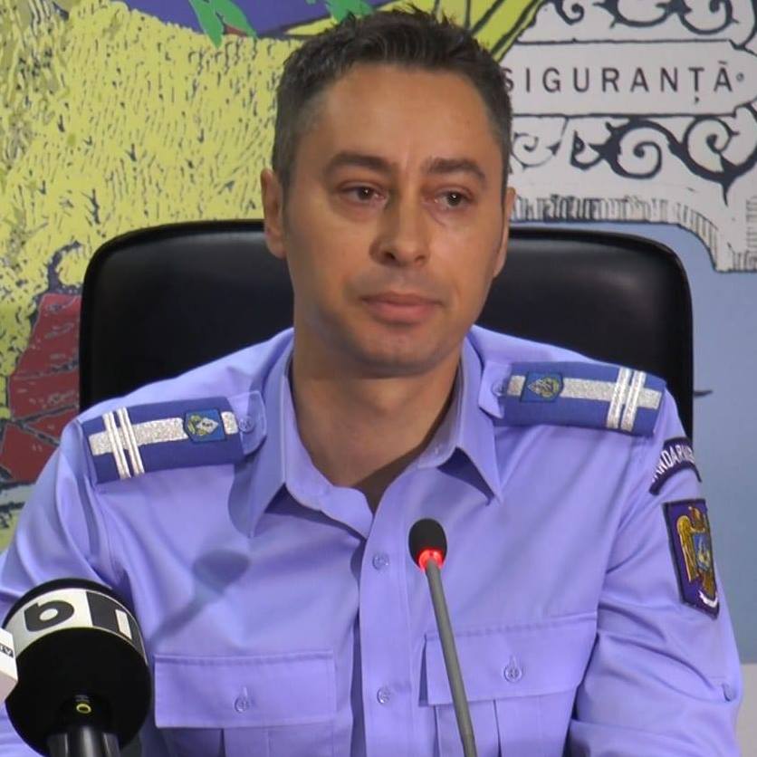 Marius Militaru, fost purtător de cuvânt al Jandarmeriei, asigură în continuare comunicarea instituției. FOTO: Facebook