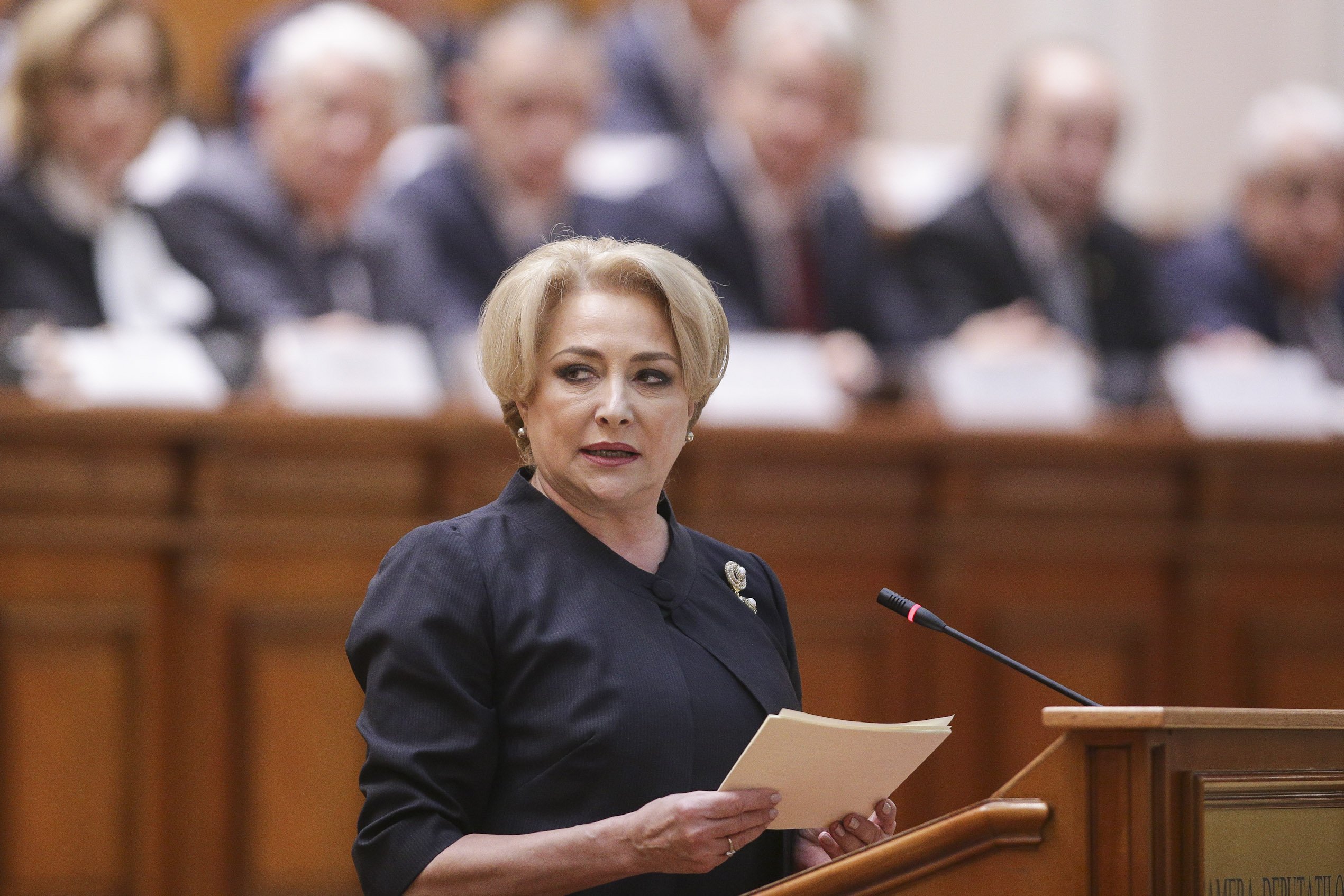 Dăncilă crede că toată planeta o aprobă. Foto Inquam Photos/Octav Ganea
