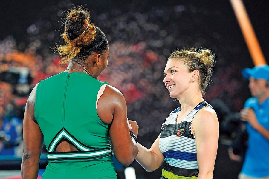 În 2019, Simona a fost eliminată în optimi de Serena Williams
