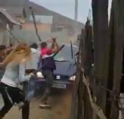Lupte de uliță în Săcele/FOTO: facebook.com