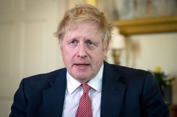 Boris Johnson, după ieșirea din spital/FOTO: nypost.com