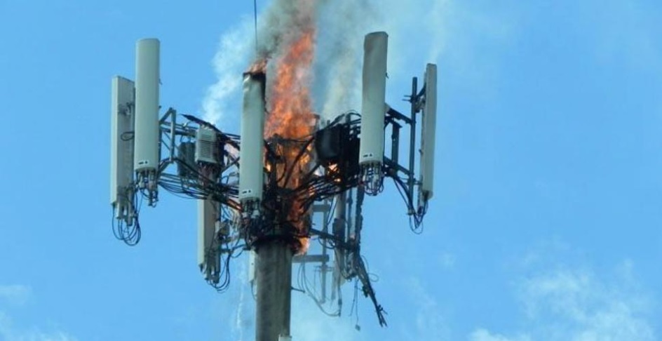 În SUA, antenele 5G sunt incendiate de adepții teoriei conspirațiilor/ FOTO: go4it.ro