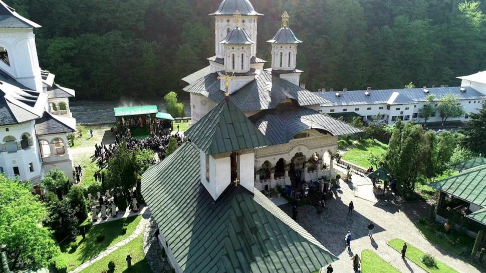 Mănăstirea Lainici din județul Gorj a intrat în carantină/FOTO: pandurul.ro