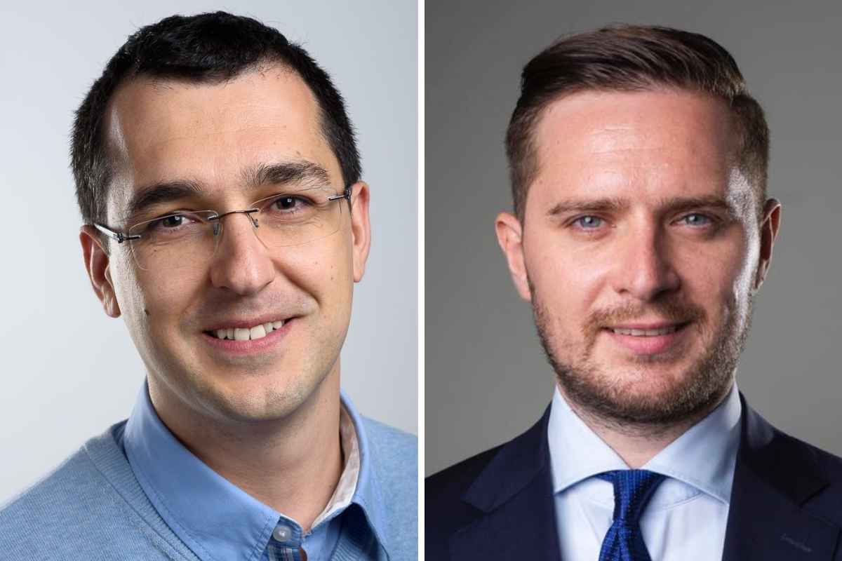Vlad Voiculescu (stânga) și Stelian Bujduveanu (dreapta)/FOTO: stiripescurt.ro