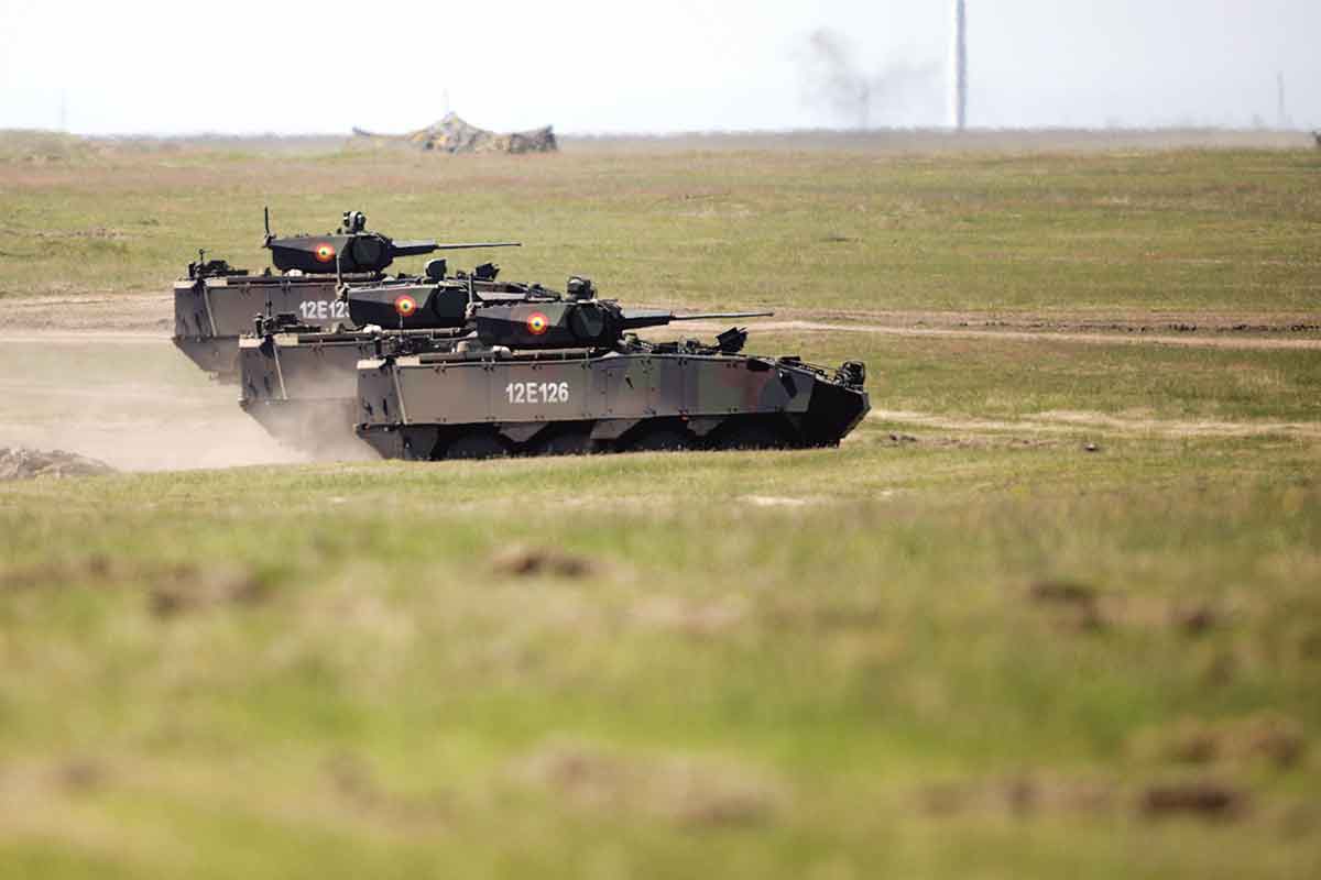 PIRANHA Transportoarele blindate Piranha V au fost folosite într-unul din cele mai recente exerciții NATO din România - Foto: INQUAM PHOTOS/ George Călin