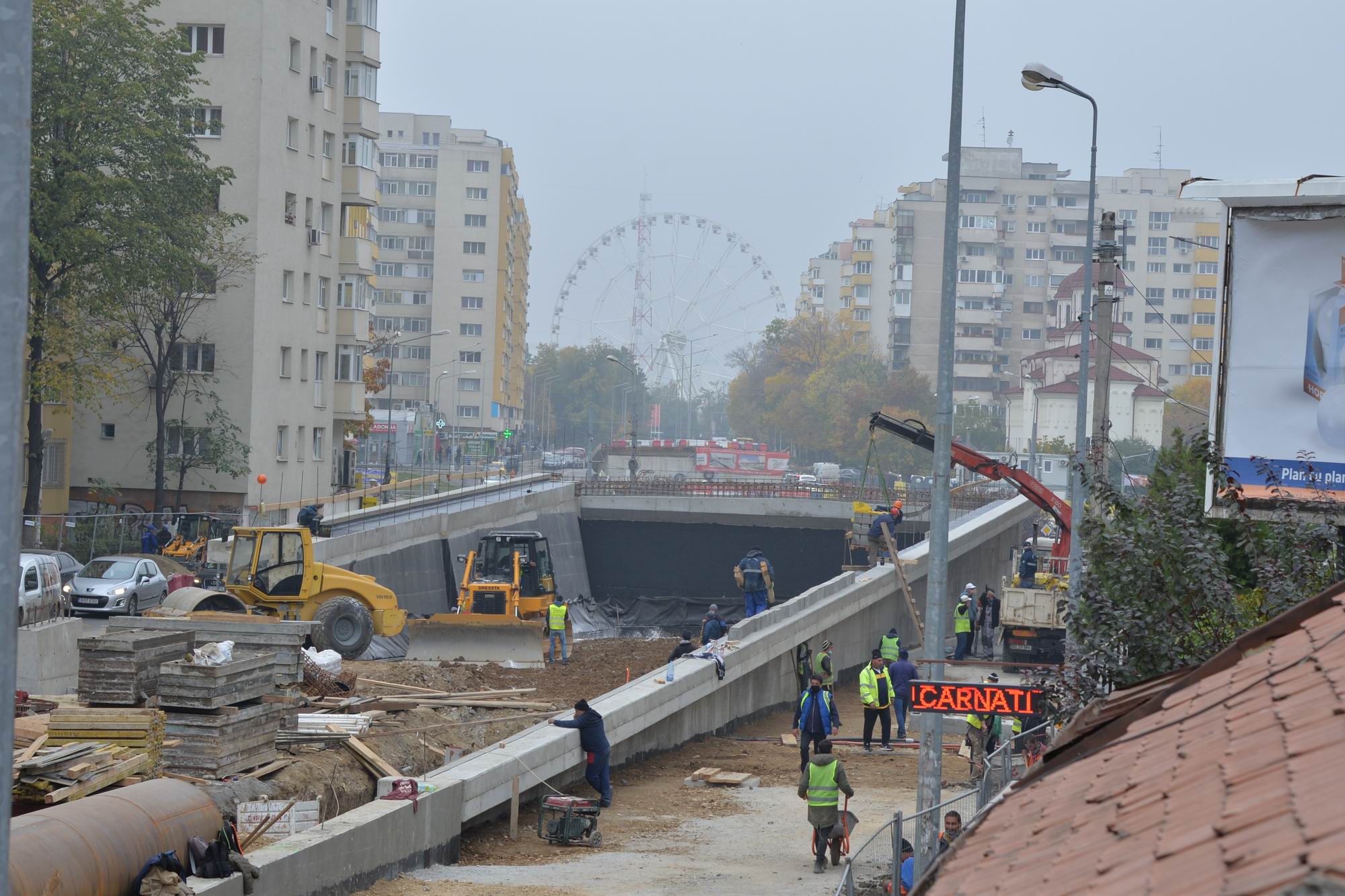 Rectificare de buget la Sectorul 2: fondurile pentru pasajului Doamna Ghica, tăiate cu 30 milioane. / Foto: pressone.ro