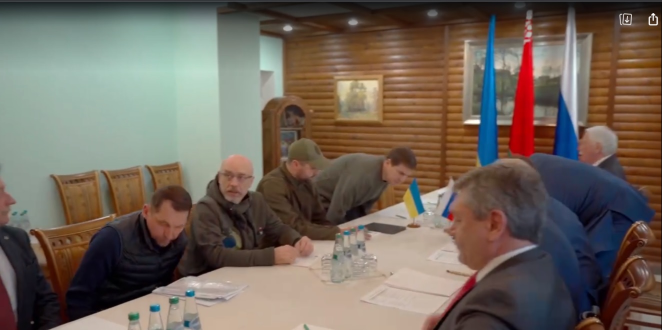 A doua rundă a negocierilor dintre Ucraina și Rusia / FOTO: captuă video