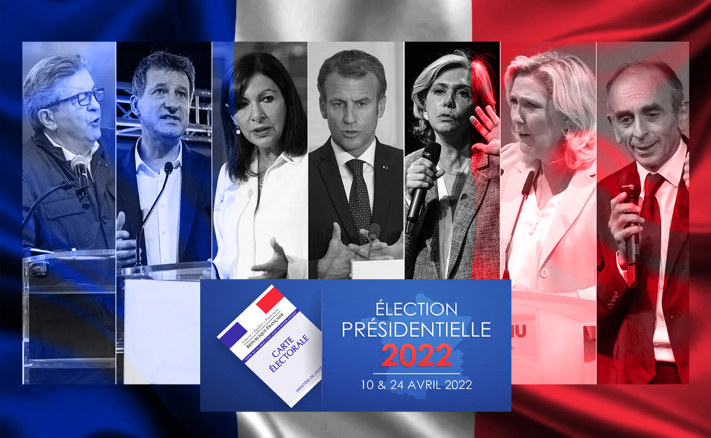 Candidații la alegerile prezidențiale din Franța/FOTO: ipis.ir