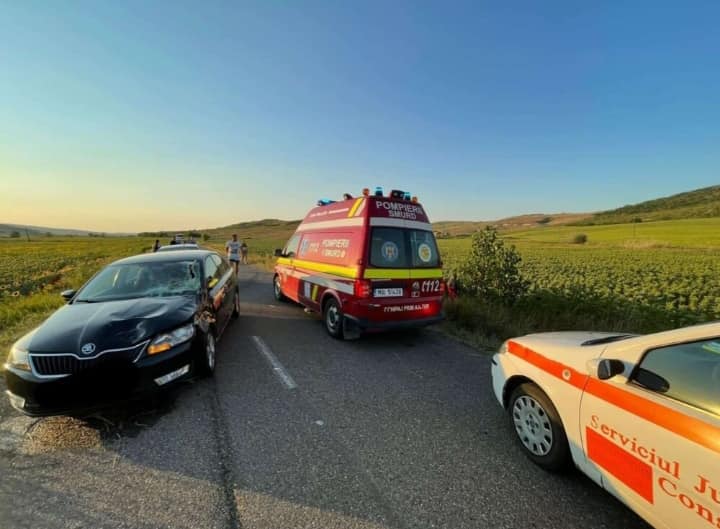 O mașină nu a reușit să evite o căruță pe un drum din Vaslui. Un băiețel de 13 ani a murit. / Foto: Info Trafic 24, Facebook