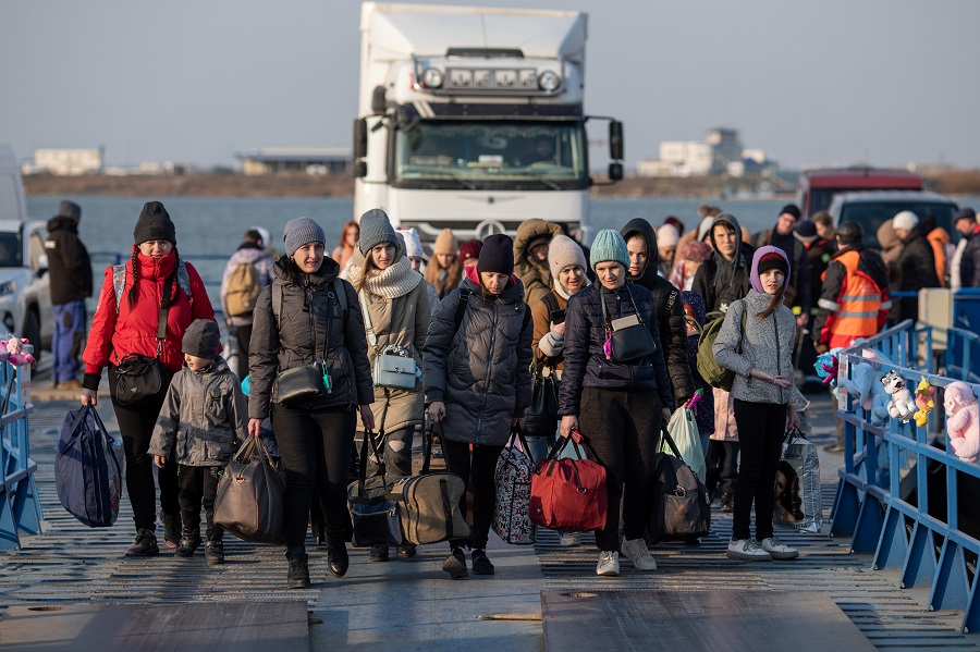 Aproape 5.500 din cei 1,5 milioane de ucraineni care ne-au intrat în șară de cînd a început războiul s-au angajat în România Foto: INQUAM Photos/ Ilona Andrei