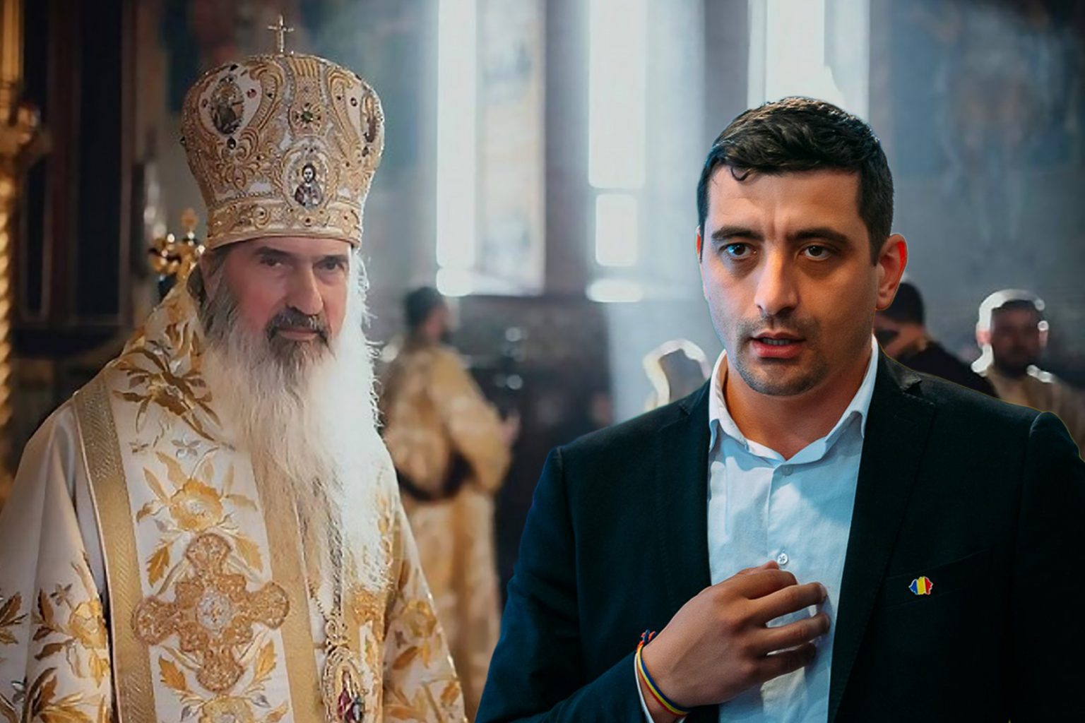ÎPS Teodosie are o relație apropiată cu George Simion- FOTO: Colaj substantial.ro