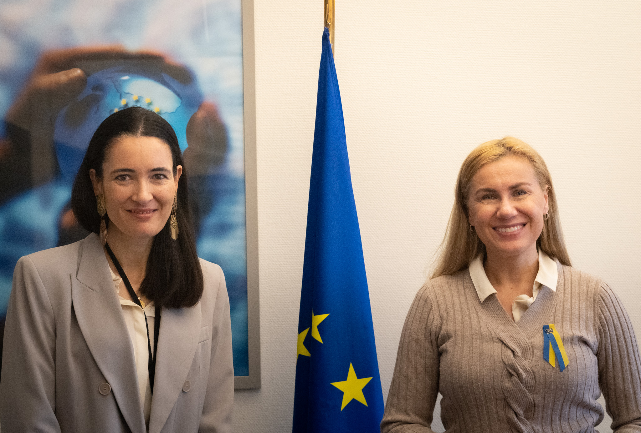 Clotilde Armand și comisarul pentru Energie, Kadri Simson- Foto: FACEBOOK