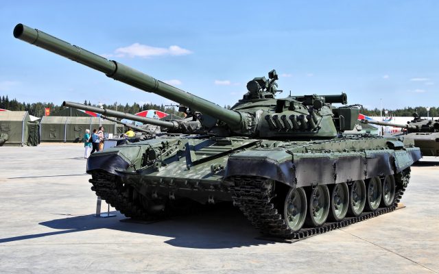Tanc T-72 de producție sovietică- Foto: Wikipedia/ Vitali V. Kuzmin