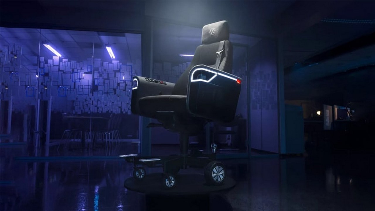 VW a făcut un scaun pentru corporatiștii cu coridoare lungi. / Foto: Volkswagen