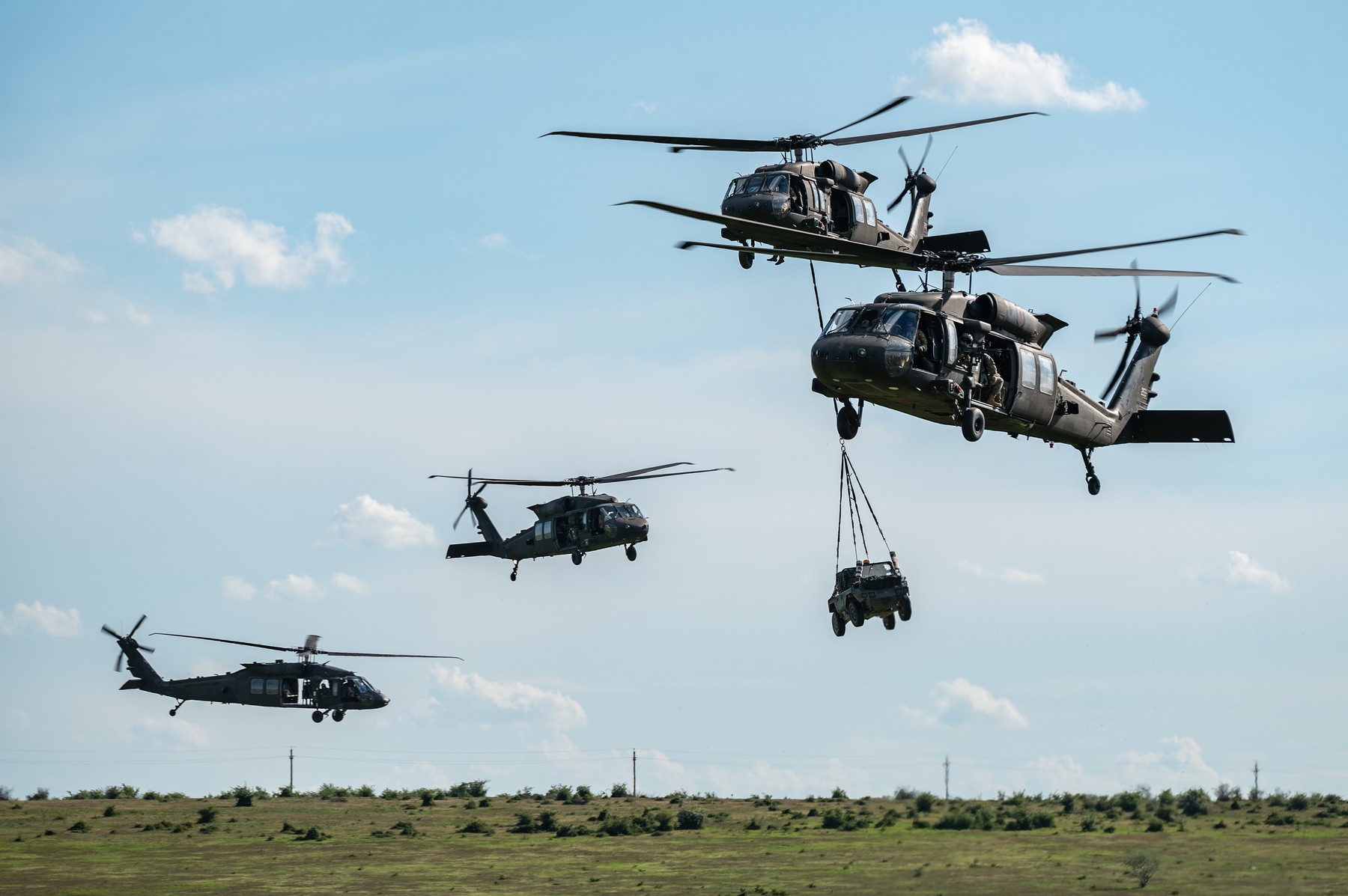 Divizia 101 Aeropurtată a SUA, antrenament în România/Foto: Profimedia Images