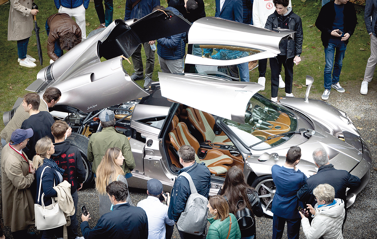 Premiul Concorso d’Eleganza Design Award (pentru concepte & prototipuri, prin votul publicului) a fost obținut în acest an de un Pagani Huayra Codalunga din 2022.