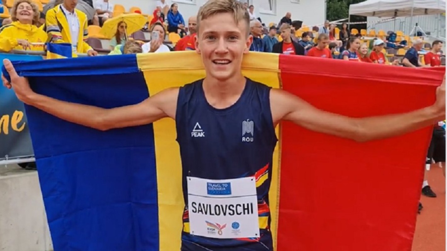Alin Șavlovschi a câștigat medalia de aur la 2000 m obstacole - Foto: Facebook