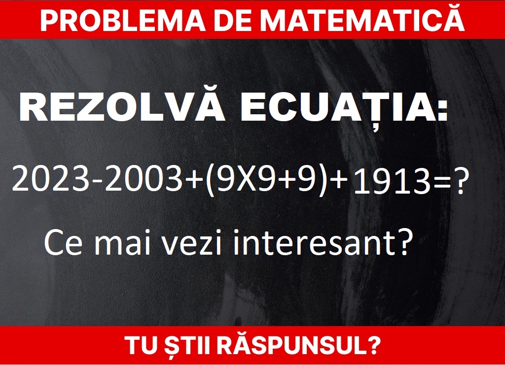 Problemă de matematică Foto: Newsweek