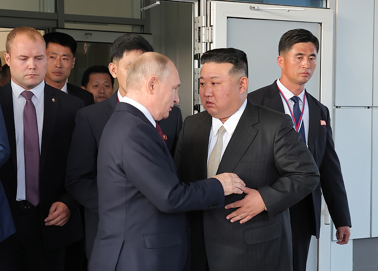 Vladimir Putin și Kim Jong-Un - Foto: Profimedia Images