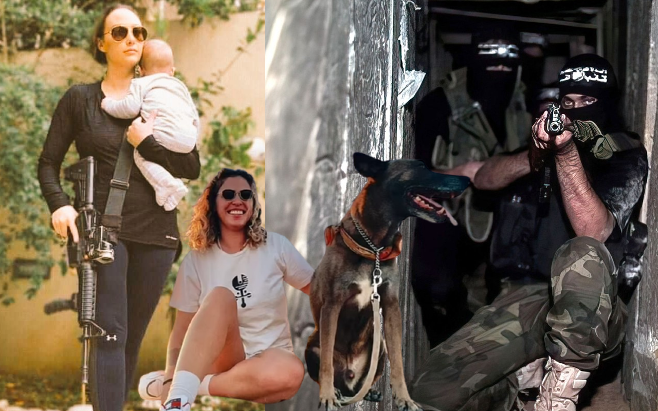 Inbar Lieberman Tânăra care a ucis de una singură 5 teroriști Hamas - Foto: Twitter (Colaj)