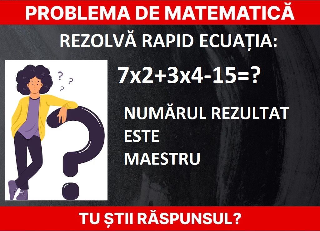 Problemă de matematică Foto: Newsweek/ Freepik.com